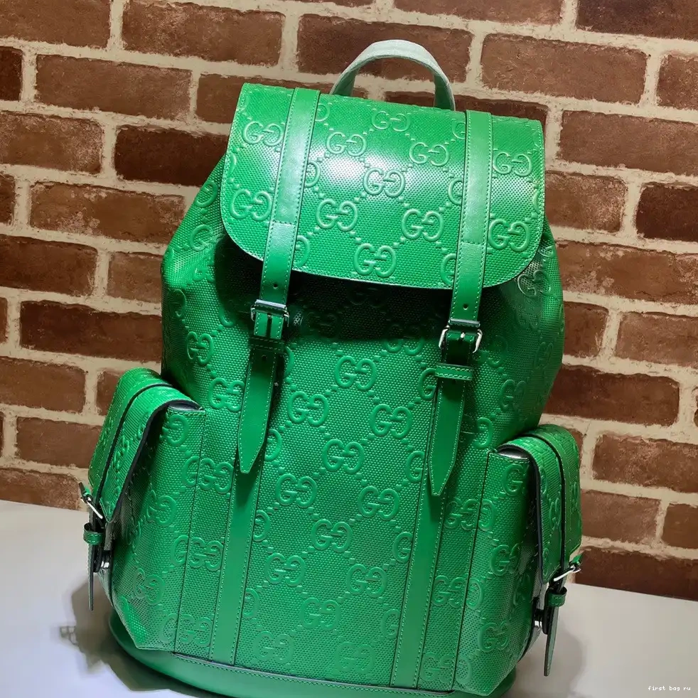 Firstbag ru GUCCI embossed GG backpack 0508